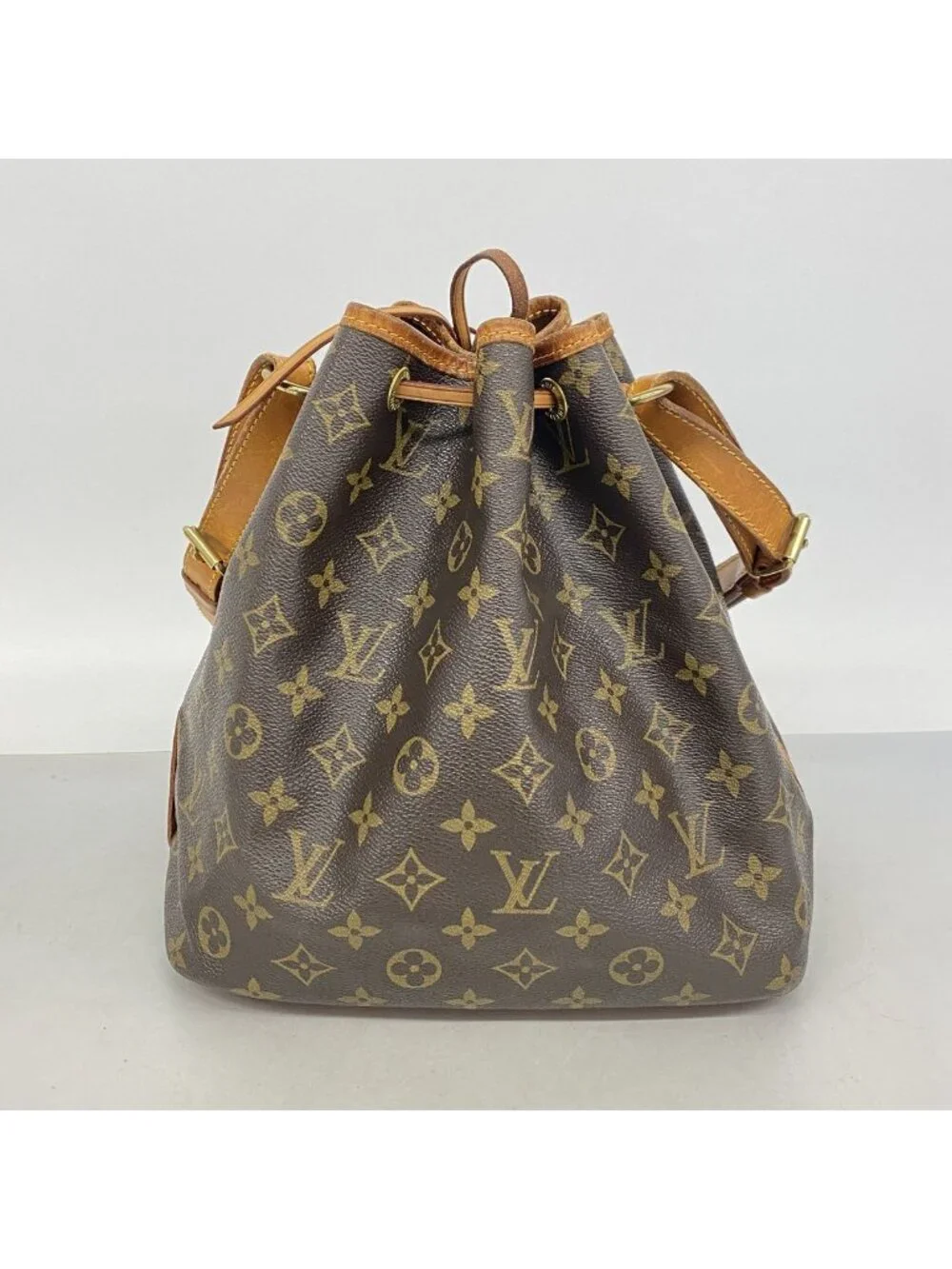 Louis Vuitton Shoulder Bag Monogram Petit Noe Brown